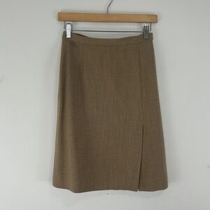Vintage Giorgio Armani Tan Beige Mini Skirt Pencil Skirt